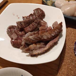 おウチで簡単牛タン塩麹焼き